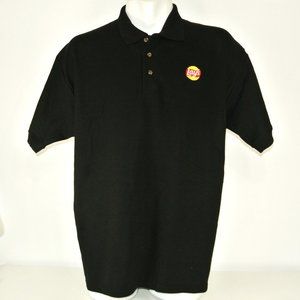 LAY'S Potato Chips Frito-Lay Employee Uniform Polo Shirt Black NEW Size L Large